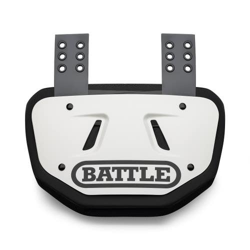 New Youth Battle Back Bone Plate - White