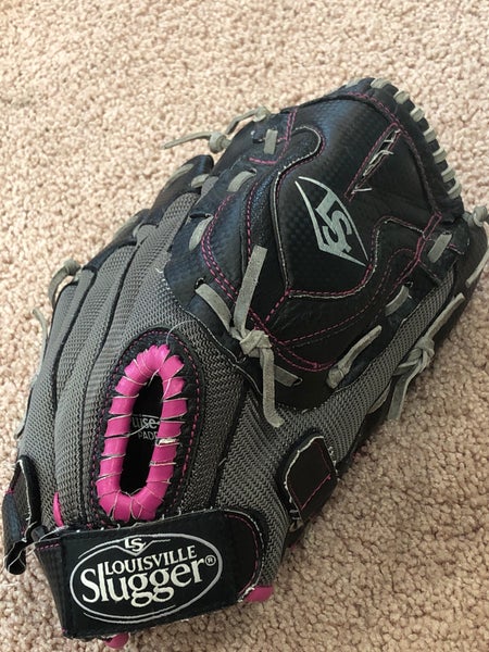 Louisville Slugger Black/Pink 12" Diva Glove