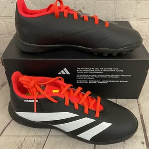 Adidas IG5442 Predator League TF J Soccer Cleats Black White Red US 5.5 UK 5