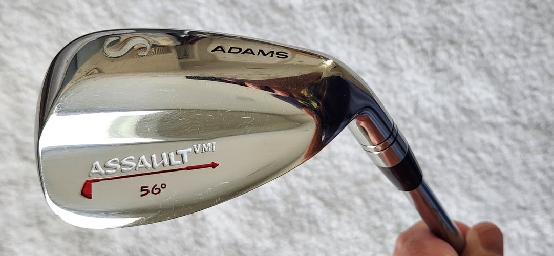 Adams Golf Assault VMI 56° Sand (S) Wedge RH; Steel Shaft