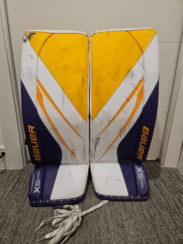 Used Small Bauer Vapor X5 Pro Goalie Leg Pads