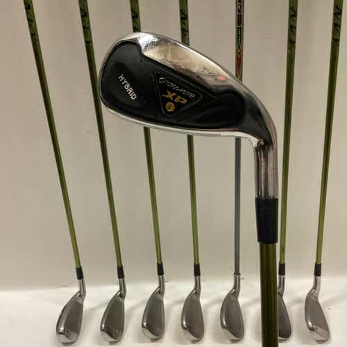 Used Turbo Power Xpi Hybrids 8 Piece Regular Flex Steel Shaft Men's Package Sets