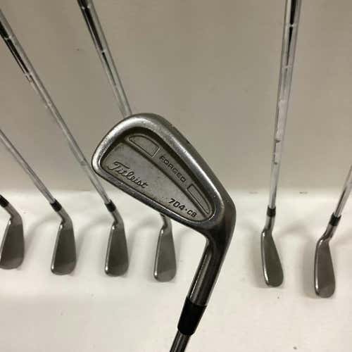 Used Titleist 704 Cb 3i-9i Stiff Flex Steel Shaft Iron Sets