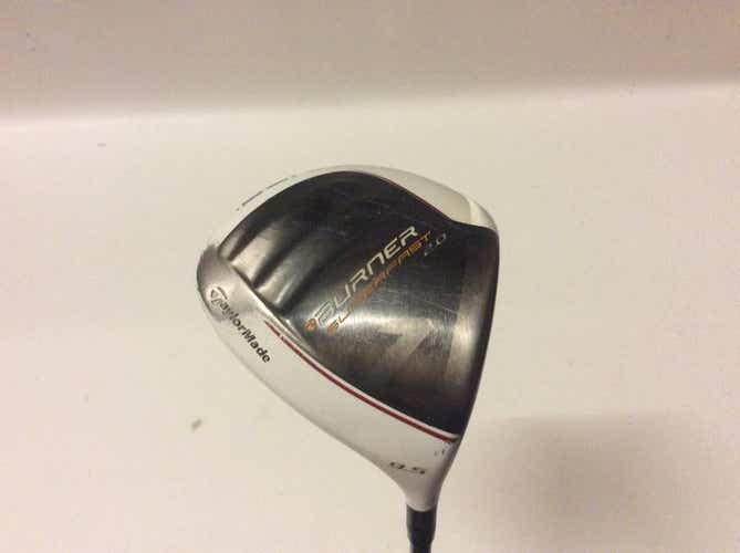 Used Taylormade Burner Superfast 2.0 Driver 9.5 Degree Graphite Stiff Golf Drivers