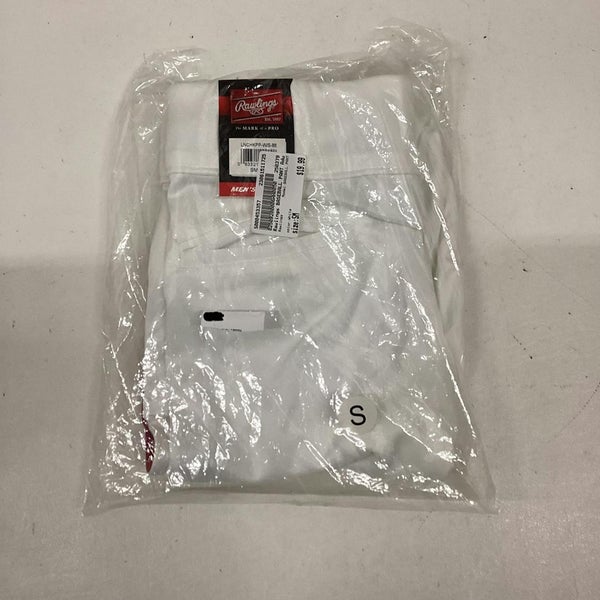 Used Rawlings BASEBALL PANT BB/SB Pant Mens White SM 11725-S000453357