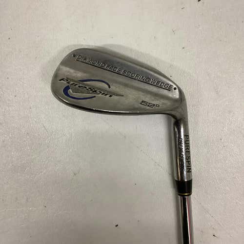 Used Pure Spin 52 52 Degree Regular Flex Steel Shaft Wedges