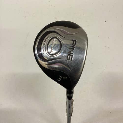 Used Ping Rhapsody 3 Wood Ladies Flex Graphite Shaft Fairway Woods