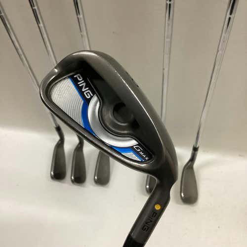 Used Ping Gmax Yellow Dot 5i-pw Regular Flex Steel Shaft Iron Sets