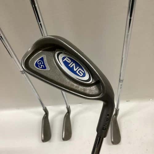 Used Ping G5 4 Piece Regular Flex Steel Shaft Men's Package Sets