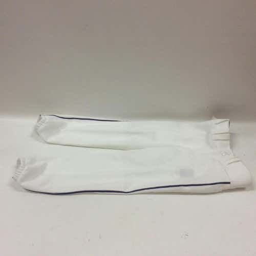 Used Mizuno Wht Purple Stripe Xs Baseball & Softball Pants & Bottoms