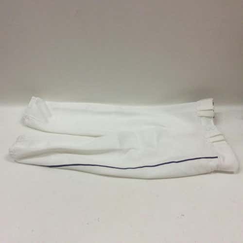 Used Mizuno Wht Purple Stripe Xs Baseball & Softball Pants & Bottoms