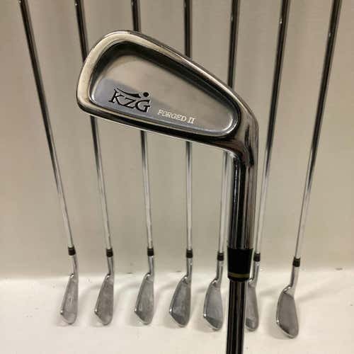 Used Kzg Forged Ii 2i-pw Stiff Flex Steel Shaft Iron Sets