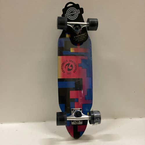 Used Kryptonics 26 Cutaway Cruiser Long Complete Skateboards