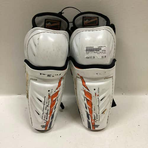 Used Itech Lil Rookie 9 1 2" Hockey Shin Guards