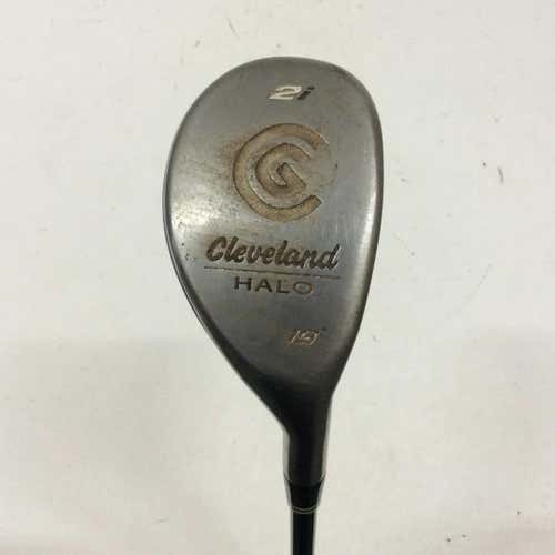 Used Cleveland Halo 2 Hybrid Stiff Flex Graphite Shaft Hybrid Clubs