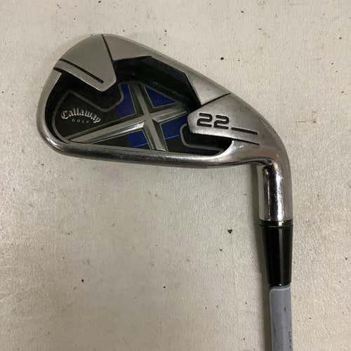 Used Callaway X22 6 Iron Stiff Flex Graphite Shaft Individual Irons