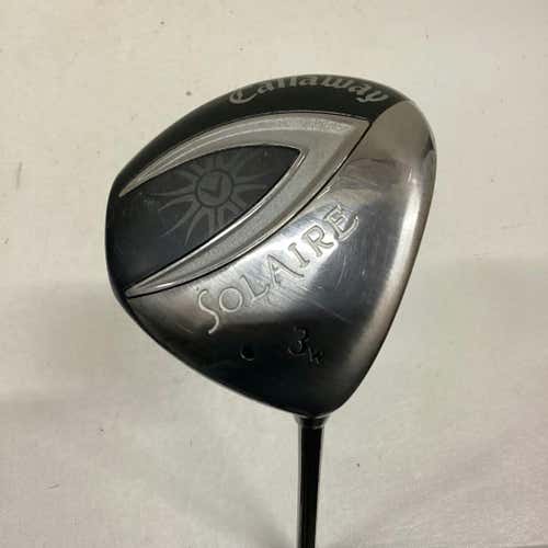 Used Callaway Solaire 3 Wood Ladies Flex Graphite Shaft Fairway Woods