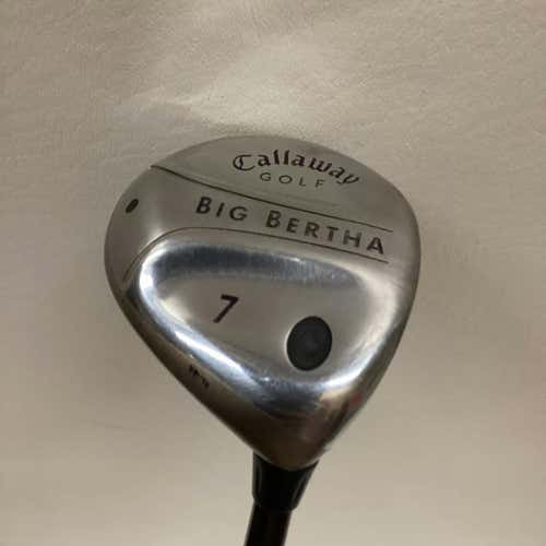 Used Callaway Big Bertha 7 Wood Ladies Flex Graphite Shaft Fairway Woods