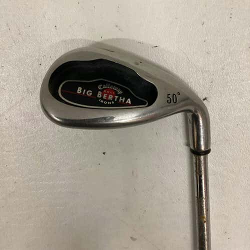 Used Callaway Big Bertha 50 50 Degree Uniflex Steel Shaft Wedges