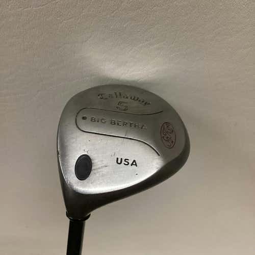 Used Callaway Big Bertha 5 Wood Graphite Fairway Woods