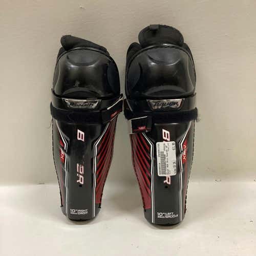 Used Bauer Nsx 10" Hockey Shin Guards