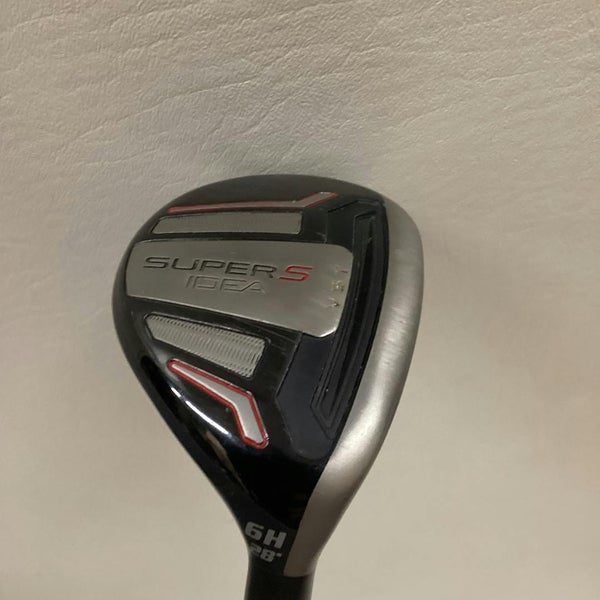Used Adams Golf Super S Idea 6 Hybrid Steel Hybrid Clubs