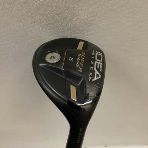 Used Adams Golf Idea Black 12 Hybrid Regular Flex Steel Shaft Hybrid Clubs