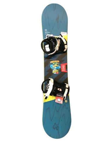 New Nidecker Micron Magic 120 Cm Boys' Snowboard Combo