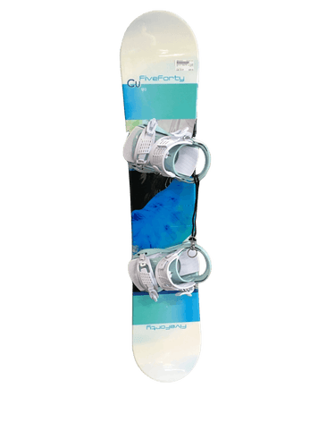 New 540 Cu 120 Cm Boys' Snowboard Combo