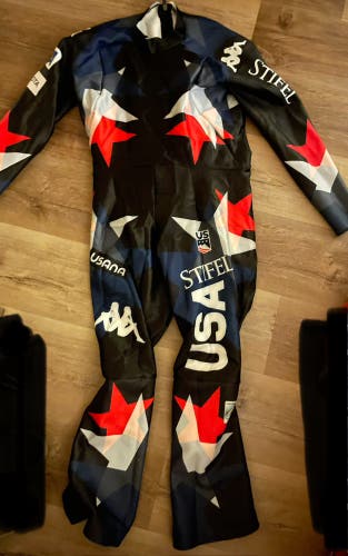 2024 New Kappa US Ski Team Men's L/XL Non Padded Speed Suit