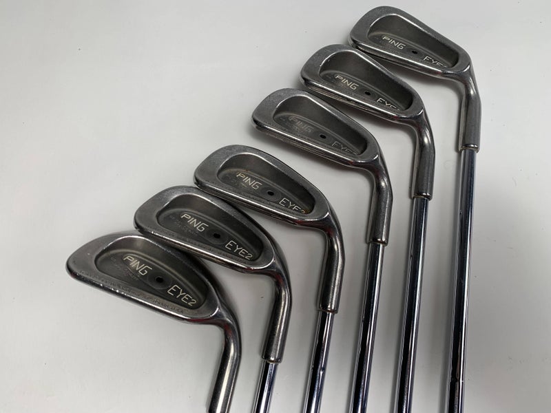 Ping Eye 2 Iron Set 5-PW Black Dot Karsten ZZ-Lite Regular Steel Mens RH