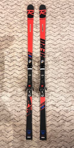 Used 2020 Unisex Rossignol 193 cm Racing Hero Athlete GS Skis With Bindings Max Din 15