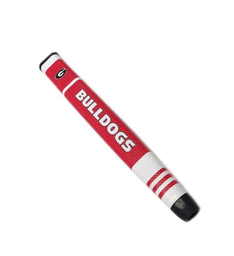 NEW Team Golf Georgia Bulldogs Black/White Jumbo Putter Grip w/Ball Marker