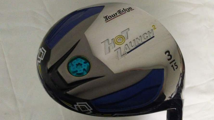 Tour Edge Hot Launch 2 3 Wood 15* (UST Mamiya, REGULAR) Golf Club