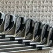 Used Men's Callaway Apex Right Handed Iron Set Stiff KBS CTaper Steel Shaft