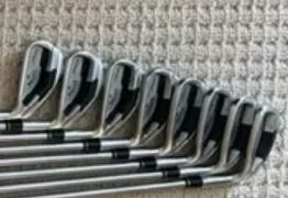 Used Men's Callaway Apex Right Handed Iron Set Stiff KBS CTaper Steel Shaft