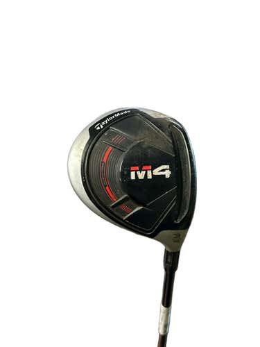 Used Taylormade M4 3 Wood Senior Flex Graphite Shaft Fairway Woods