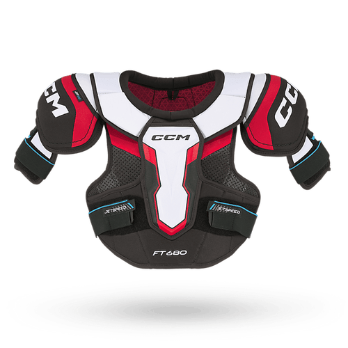 New CCM Jetspeed FT680 Senior Shoulder Pads Small 11506-CCMSG680SS