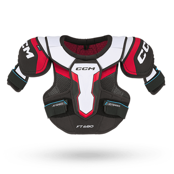 New CCM Jetspeed FT680 Senior Shoulder Pads Small 11506-CCMSG680SS
