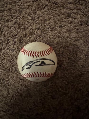 Carlos Zambrano Signed Baseball