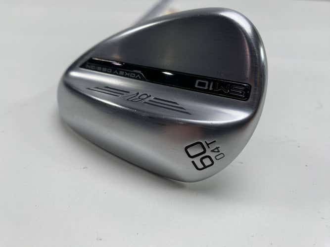 Titleist Vokey SM10 Tour Chrome Lob Wedge 60* 4 T-Grind Wedge Steel Mens RH