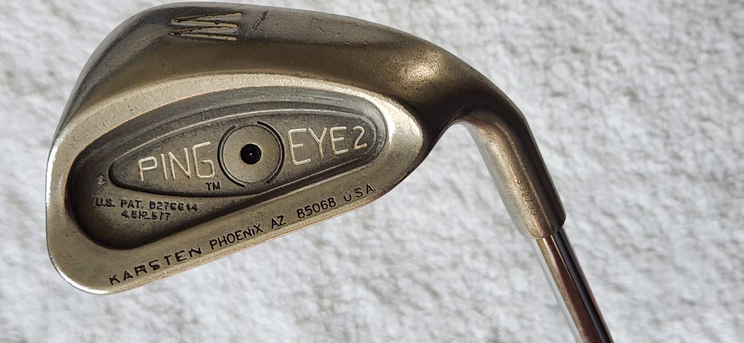 Men's Ping Eye 2 Black Dot W Wedge RH; Steel Shaft