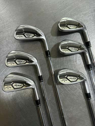 Used Callaway Apex Forged Cf16 5i-pw Stiff Flex Steel Shaft Iron Sets