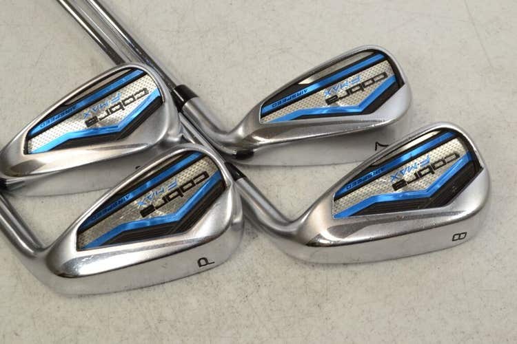 Cobra F-Max Airspeed 7-PW Iron Set Right Stiff Flex Steel # 178940