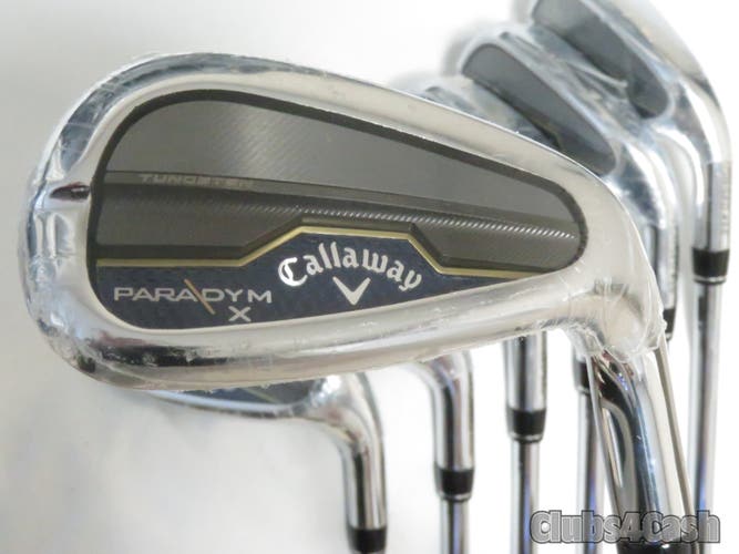 Callaway Paradym X Irons True Temper Elevate MPH 85 Regular 5-P+Aw  Shop Wear