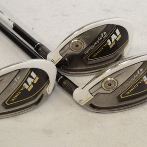 TaylorMade M Gloire Rescue 3,4,5 Hybrid Set Right Regular Flex Graphite # 179033