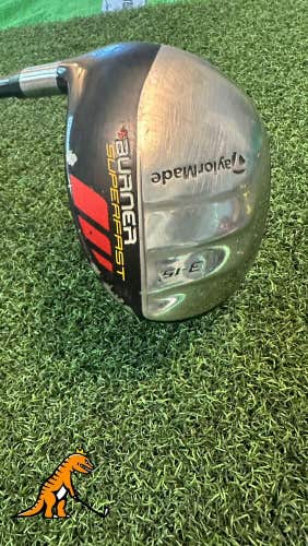 Taylormade Burner Superfast 15° 3 Wood Left Handed Stiff Flex