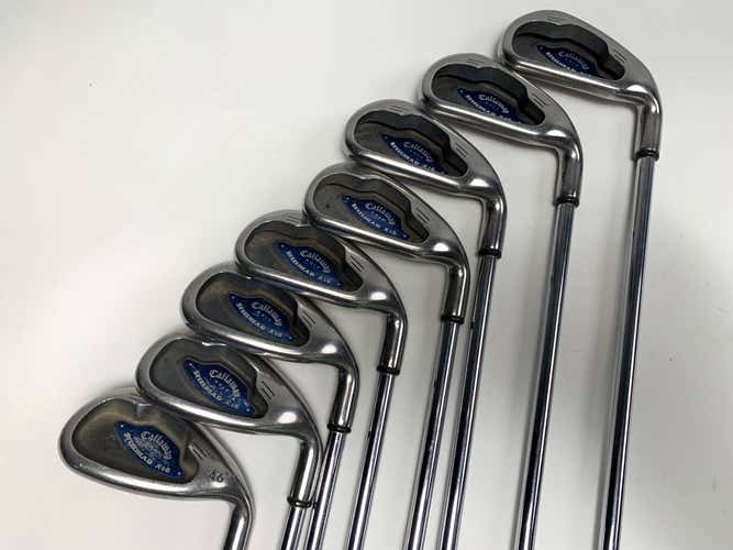 Callaway X-16 Iron Set 3-PW Uniflex Steel Mens RH Midsize Grips