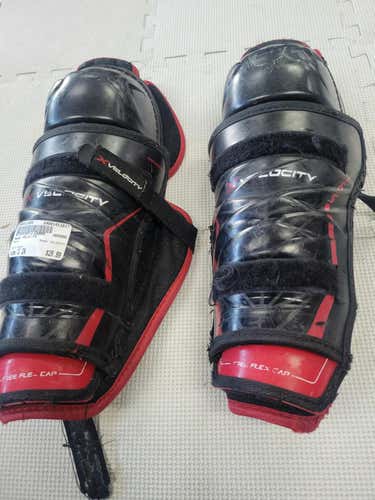 Used Bauer Velocity 12" Hockey Shin Guards