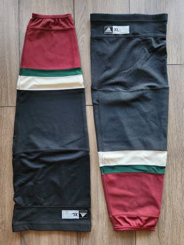 Arizona Coyotes Adidas Home & Away Pro Stock Hockey Socks Size XL NEW